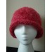 Hand knitted bulky and warm wool blend beanie/hat  raspberry  eb-17655685